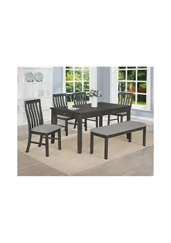 Crown Mark Julian Collection Grey Dining Chair -Cheap Golden Hill Studio Store Belk 1052