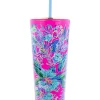 Lilly Pulitzer® Lil Earned Stripes Tumbler with Straw -Cheap Golden Hill Studio Store Belk 136