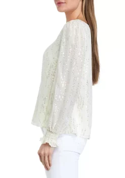 Lilly Pulitzer® Women's Idina Long Sleeve Silk Top -Cheap Golden Hill Studio Store Belk 168