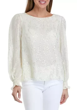 Lilly Pulitzer® Women's Idina Long Sleeve Silk Top -Cheap Golden Hill Studio Store Belk 169