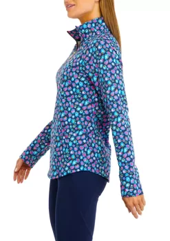 Lilly Pulitzer® Women's Skipper Seabreeze Blue Low Tide Navy Spotted Top -Cheap Golden Hill Studio Store Belk 207