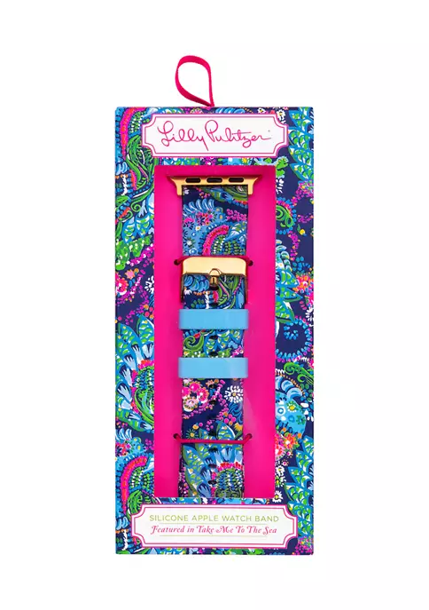 Lilly Pulitzer® Silicone Apple Watch Band, Take Me to the Sea 4 Lilly Pulitzer® Silicone Apple Watch Band, Take Me to the Sea - Image 2