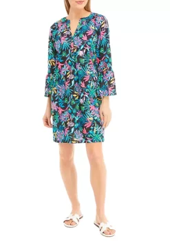 Lilly Pulitzer® Women's Bell Sleeve Tropical Print Dress -Cheap Golden Hill Studio Store Belk 468