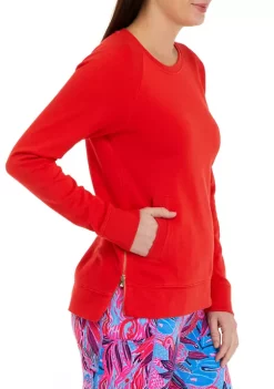 Lilly Pulitzer® Women's Luxletic Beach Comber Pullover Sweatshirt -Cheap Golden Hill Studio Store Belk 483