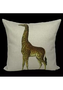 Golden Hill Studio 18" Yellow and Orange Exotic Tall Giraffe Throw Pillow -Cheap Golden Hill Studio Store Belk 599