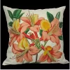 Golden Hill Studio 18" Green and Orange Floral Lily Square Throw Pillow Cover 2 Golden Hill Studio 18" Green and Orange Floral Lily Square Throw Pillow Cover -Cheap Golden Hill Studio Store Belk 628