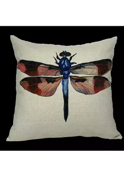Golden Hill Studio 18” x 18” Dragonfly Pillow Throw Cover