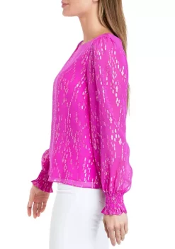 Lilly Pulitzer® Women's Idina Long Sleeve Silk Top -Cheap Golden Hill Studio Store Belk 65