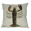 Golden Hill Studio 18" White and Brown Lobster Square Throw Pillow with Insert 1 Golden Hill Studio 18" White and Brown Lobster Square Throw Pillow with Insert -Cheap Golden Hill Studio Store Belk 656