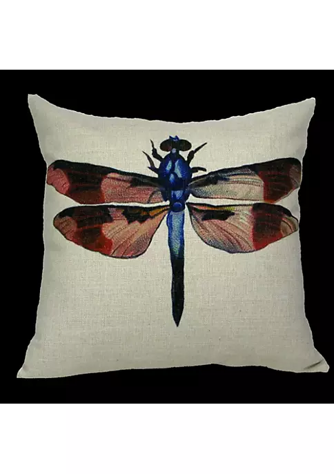 Golden Hill Studio 18" Dragonfly Pillow with Insert 3 Golden Hill Studio 18" Dragonfly Pillow with Insert