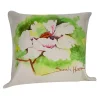 Golden Hill Studio 18” x 18” White Peony Throw Pillow