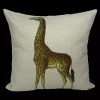 Golden Hill Studio 18" Yellow and Orange Exotic Tall Giraffe Throw Pillow Cover -Cheap Golden Hill Studio Store Belk 730