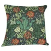 Golden Hill Studio 18" Green and Orange Antique Floral Throw Pillow Cover -Cheap Golden Hill Studio Store Belk 761