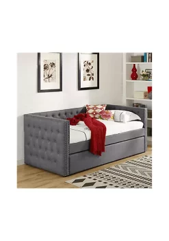 Crown Mark Hadley Collection Day Bed in Gray