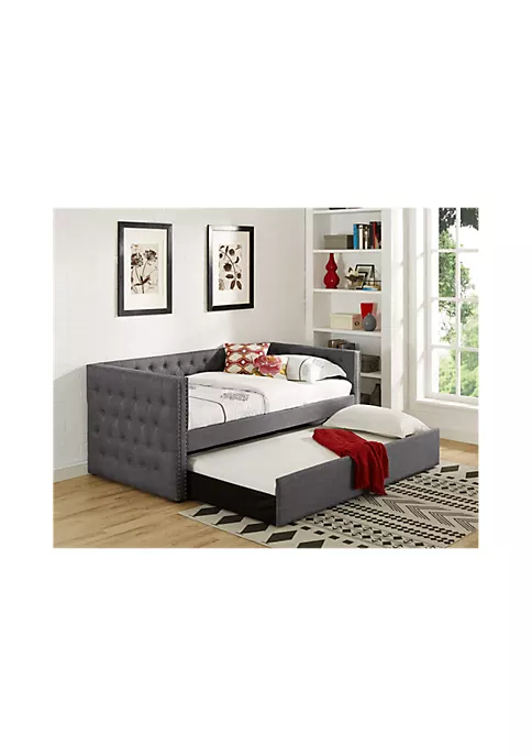Crown Mark Hadley Collection Day Bed in Gray 4 Crown Mark Hadley Collection Day Bed in Gray - Image 2