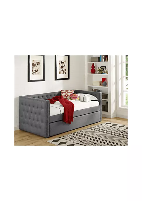 Crown Mark Hadley Collection Day Bed in Gray 5 Crown Mark Hadley Collection Day Bed in Gray - Image 3