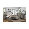 Crown Mark Alexandria Antique Queen Bedroom Collection with Bed, Dresser & Mirror