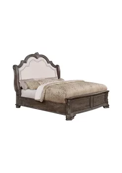 Crown Mark Alexandria Antique Queen Bedroom Collection with Bed, Dresser & Mirror -Cheap Golden Hill Studio Store Belk 785