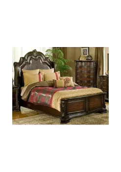 Crown Mark Alexandria Bedroom - Bed, Dresser & Mirror - King -Cheap Golden Hill Studio Store Belk 789