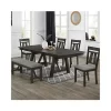 Crown Mark Destin 5PC Dining Set - Table + 4 Chairs