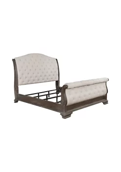 Crown Mark Alexandria Antique King Upholstered Sleigh Bed 10 Crown Mark Alexandria Antique King Upholstered Sleigh Bed -Cheap Golden Hill Studio Store Belk 808