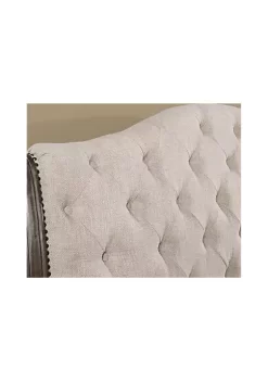 Crown Mark Alexandria Antique King Upholstered Sleigh Bed 11 Crown Mark Alexandria Antique King Upholstered Sleigh Bed -Cheap Golden Hill Studio Store Belk 809