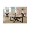 Crown Mark Ashford II Occasional Tables - Cocktail and 2 End Tables
