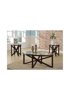 Crown Mark Ashford II Occasional Tables - Cocktail and 2 End Tables