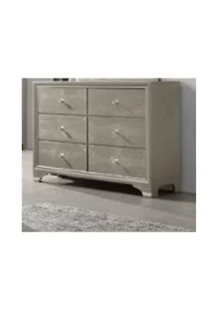 Crown Mark Glitz and Glam Youth Bedroom - Dresser -Cheap Golden Hill Studio Store Belk 844