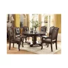 Crown Mark Alexandria Round Dining Table & 4 Side Chairs -Cheap Golden Hill Studio Store Belk 852