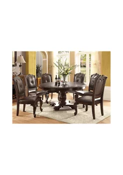 Crown Mark Alexandria Round Dining Table & 4 Side Chairs