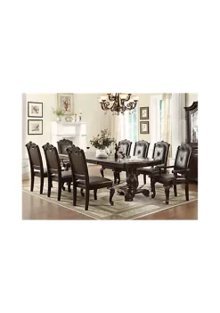Crown Mark Alexandria Dining Set with Table & 4 Chairs