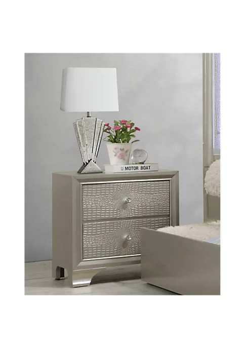 Crown Mark Glitz and Glam Nightstand 3 Crown Mark Glitz and Glam Nightstand