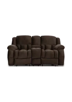 Crown Mark Cloud Mocha Reclining Loveseat